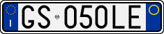 License plate of Italy, Cars (1994 year series)