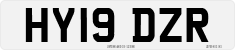 License plate of the United Kingdom, 2001 year system