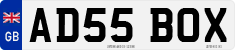 License plate of the United Kingdom, 2001 year system