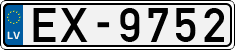 License plate of Latvia, Regular car plates