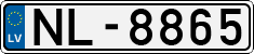 License plate of Latvia, Regular car plates