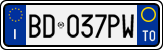 License plate of Italy, Cars (1994 year series)