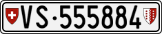 License plate of Switzerland, Cars