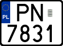 License plates of Poland, Special vehicles and motorcycles