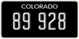 Colorado, Vanity Plates