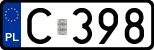 License plates of Poland, Regular car plates