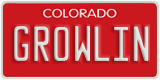 Colorado, Vanity Plates