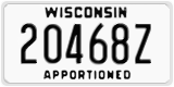 Wisconsin, Apportioned (12345A)