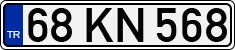 License plate of Turkey, Regular plates