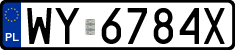License plates of Poland, Regular car plates