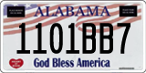 Alabama, God Bless America (1234AB5)