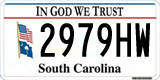 South Carolina, In God We Trust (1234AB/123 4AB)