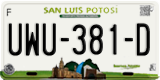 San Luis Potosí, Cars (AAA-000-A)