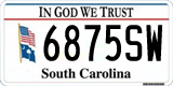 South Carolina, In God We Trust (1234AB/123 4AB)