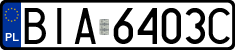 License plates of Poland, Regular car plates