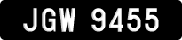 License plate of Malaysia, A(BC) 1(234)