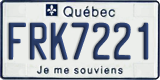Quebec, Commercial vehicles (FAB1234)