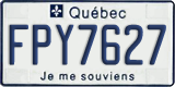 Quebec, Commercial vehicles (FAB1234)