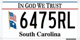 South Carolina, In God We Trust (1234AB/123 4AB)