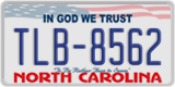 North Carolina, ABC-1234
