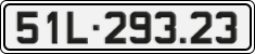 License plate of Vietnam, Cars