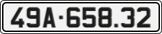License plate of Vietnam, Cars