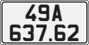 License plate of Vietnam, Cars