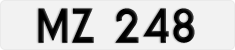 License plate of Hong Kong, AB 1234