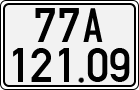 License plate of Vietnam, Cars
