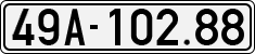 License plate of Vietnam, Cars