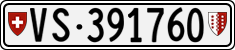 License plate of Switzerland, Cars