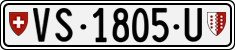 License plate of Switzerland, Dealer (with 