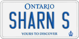 Ontario, Vanity Plates