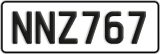 License plate of New Zealand, ABC1(23)