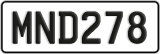 License plate of New Zealand, ABC1(23)