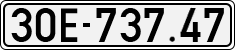 License plate of Vietnam, Cars