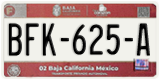 Baja California, Cars (AAA-000-A)