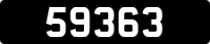 License plate of Guernsey, Regular plates