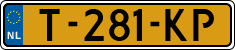 License plate of the Netherlands, Cars