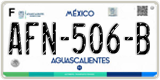 Aguascalientes, Cars (AAA-000-A)