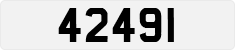 License plate of Guernsey, Regular plates