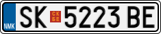 License plate of North Macedonia, Regular plates (2012)