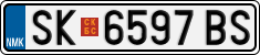 License plate of North Macedonia, Regular plates (2012)