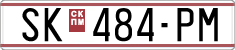 License plate of North Macedonia, Regular plates (1993)