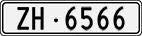 License plate of Switzerland, Cars