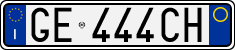 License plate of Italy, Cars (1994 year series)