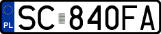 License plates of Poland, Regular car plates