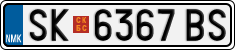 License plate of North Macedonia, Regular plates (2012)