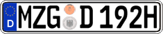 German license plate, Plates for oldtimers (type 