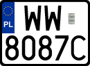 License plates of Poland, Regular car plates